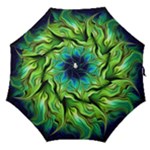 Fractal Art Pattern Abstract Fantasy Digital Straight Umbrellas