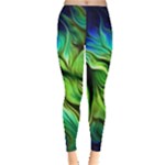 Fractal Art Pattern Abstract Fantasy Digital Leggings 