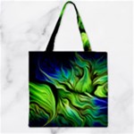 Fractal Art Pattern Abstract Fantasy Digital Zipper Grocery Tote Bag