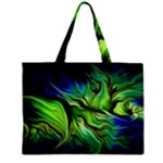 Fractal Art Pattern Abstract Fantasy Digital Zipper Mini Tote Bag