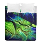 Fractal Art Pattern Abstract Fantasy Digital Duvet Cover Double Side (Full/ Double Size)