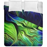 Fractal Art Pattern Abstract Fantasy Digital Duvet Cover Double Side (California King Size)