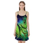 Fractal Art Pattern Abstract Fantasy Digital Satin Night Slip