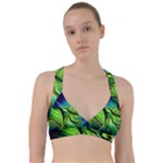 Fractal Art Pattern Abstract Fantasy Digital Sweetheart Sports Bra