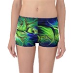 Fractal Art Pattern Abstract Fantasy Digital Reversible Boyleg Bikini Bottoms