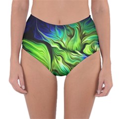 Reversible High-Waist Bikini Bottoms 