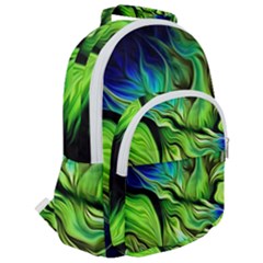 Rounded Multi Pocket Backpack 