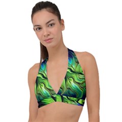 Halter Plunge Bikini Top 