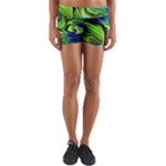 Fractal Art Pattern Abstract Fantasy Digital Yoga Shorts