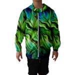 Fractal Art Pattern Abstract Fantasy Digital Kids  Hooded Windbreaker