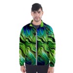 Fractal Art Pattern Abstract Fantasy Digital Men s Windbreaker