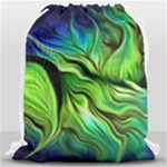 Fractal Art Pattern Abstract Fantasy Digital Drawstring Bag (Large)