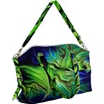 Fractal Art Pattern Abstract Fantasy Digital Canvas Crossbody Bag