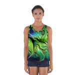 Fractal Art Pattern Abstract Fantasy Digital Sport Tank Top 