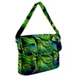 Fractal Art Pattern Abstract Fantasy Digital Buckle Messenger Bag