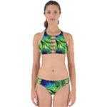 Fractal Art Pattern Abstract Fantasy Digital Perfectly Cut Out Bikini Set