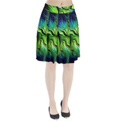 Fractal Art Pattern Abstract Fantasy Digital Pleated Skirt from ArtsNow.com