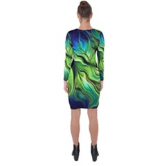 Asymmetric Cut-Out Shift Dress 