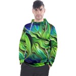 Fractal Art Pattern Abstract Fantasy Digital Men s Pullover Hoodie