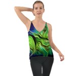 Fractal Art Pattern Abstract Fantasy Digital Chiffon Cami