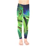 Fractal Art Pattern Abstract Fantasy Digital Kids  Leggings