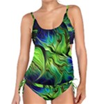 Fractal Art Pattern Abstract Fantasy Digital Tankini Set