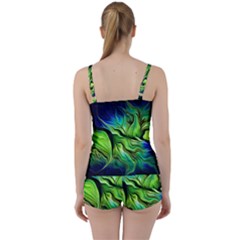 Tie Front Two Piece Tankini 