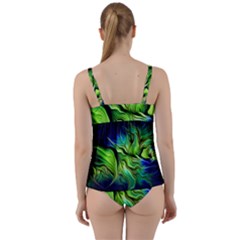 Twist Front Tankini Set 