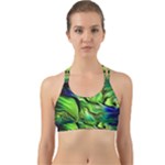 Fractal Art Pattern Abstract Fantasy Digital Back Web Sports Bra