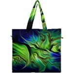 Fractal Art Pattern Abstract Fantasy Digital Canvas Travel Bag