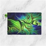 Fractal Art Pattern Abstract Fantasy Digital Canvas Cosmetic Bag (Large)