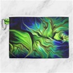 Fractal Art Pattern Abstract Fantasy Digital Canvas Cosmetic Bag (XL)