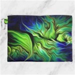 Fractal Art Pattern Abstract Fantasy Digital Canvas Cosmetic Bag (XXL)