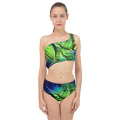 Spliced Up Two Piece Swimsuit 