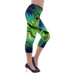 Lightweight Velour Capri Leggings  