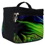 Fractal Art Pattern Abstract Fantasy Digital Make Up Travel Bag (Small)