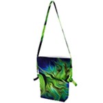 Fractal Art Pattern Abstract Fantasy Digital Folding Shoulder Bag