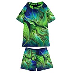 Kids  Swim T-Shirt and Shorts Set 