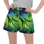 Fractal Art Pattern Abstract Fantasy Digital Ripstop Shorts