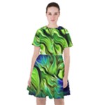 Fractal Art Pattern Abstract Fantasy Digital Sailor Dress