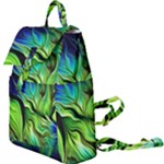 Fractal Art Pattern Abstract Fantasy Digital Buckle Everyday Backpack