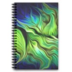 Fractal Art Pattern Abstract Fantasy Digital 5.5  x 8.5  Notebook