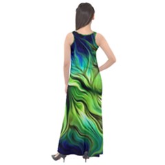 Sleeveless Velour Maxi Dress 