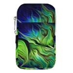 Fractal Art Pattern Abstract Fantasy Digital Waist Pouch (Small)