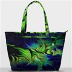 Fractal Art Pattern Abstract Fantasy Digital Back Pocket Shoulder Bag 