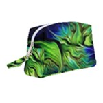 Fractal Art Pattern Abstract Fantasy Digital Wristlet Pouch Bag (Medium)