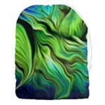 Fractal Art Pattern Abstract Fantasy Digital Drawstring Pouch (3XL)