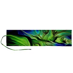 Fractal Art Pattern Abstract Fantasy Digital Roll Up Canvas Pencil Holder (L) from ArtsNow.com