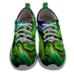 Fractal Art Pattern Abstract Fantasy Digital Women Athletic Shoes