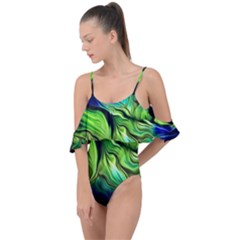 Drape Piece Swimsuit 